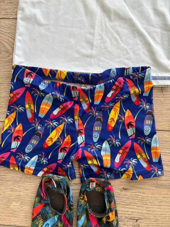 Slipstop Renkli Baskılı Kısa Kollu Mayo Takımı - Görsel 3