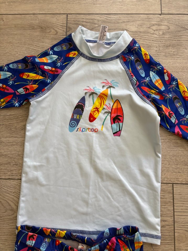 Slipstop Renkli Baskılı Kısa Kollu Mayo Takımı - Görsel 2