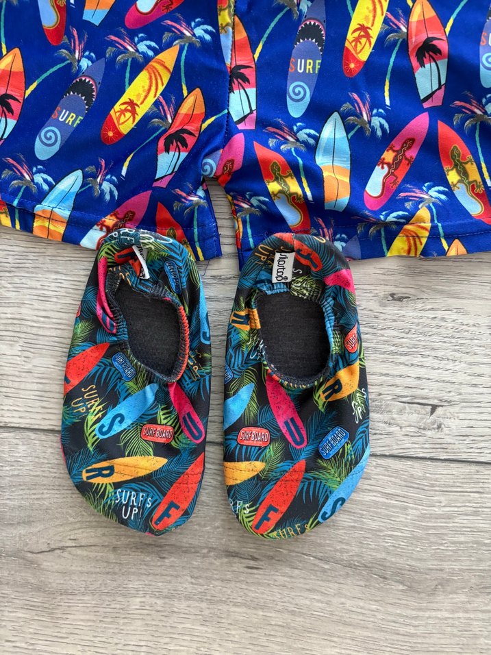 Slipstop Renkli Baskılı Kısa Kollu Mayo Takımı - Görsel 4