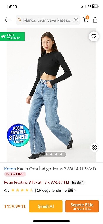 27 Beden Koton Pantolon