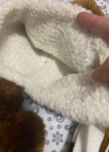 Çocuklar İçin Bohem Örgü Bere ve Atkı Seti - Görsel 3