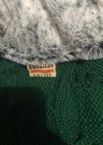 Erkek Çocuk Yeşil Örgü Triko hırka - Görsel 3