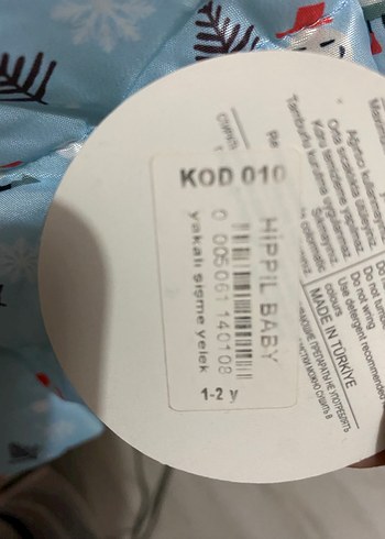 Çocuk Baskılı Yumuşak Mavi Yelek - Görsel 3