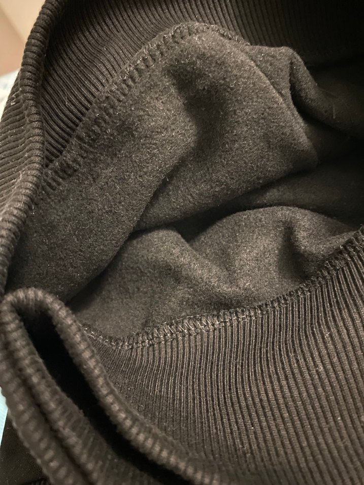 Siyah Kapüşonlu  Sweatshirt - Görsel 4