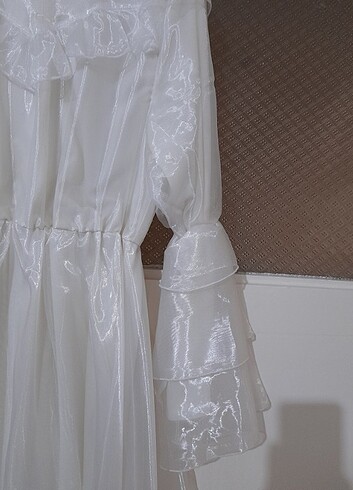 40 Beden beyaz Renk Nikah elbisesi