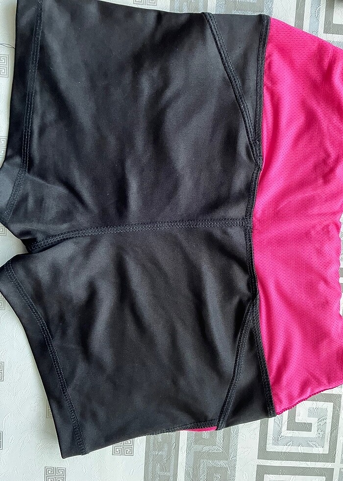 Kadın iki renkli şort, mayo altı - Görsel 3