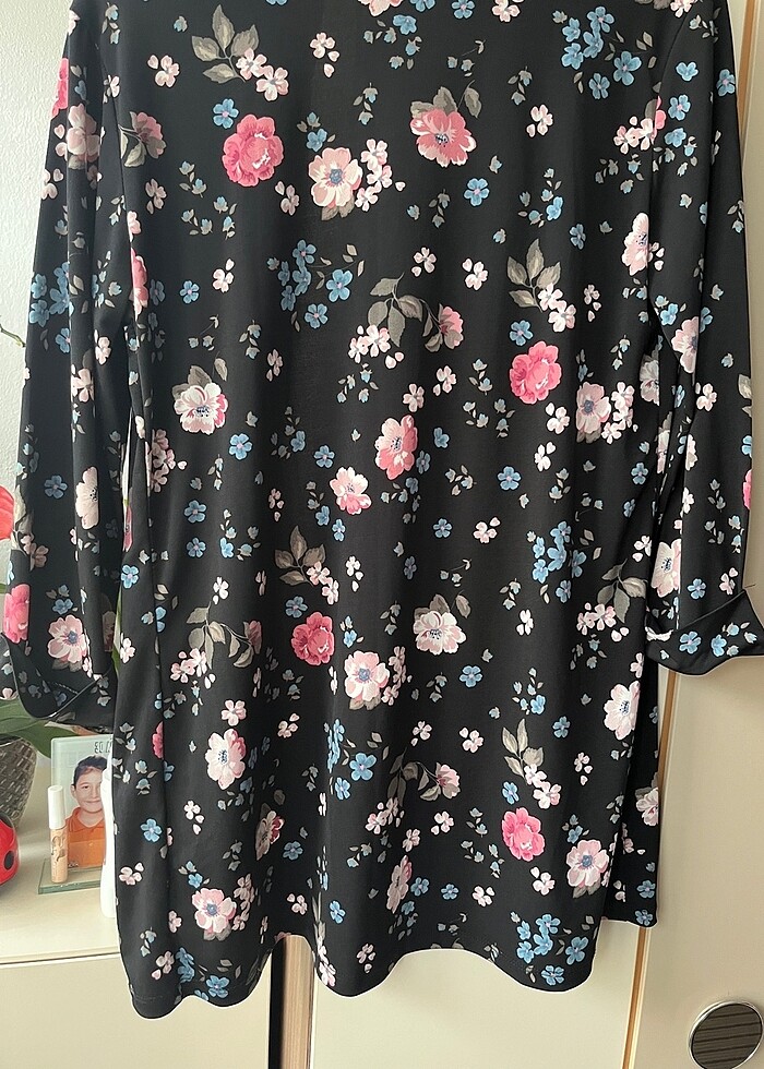 Çicekli yetim kol ceket - Görsel 3