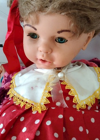 Diğer Pembe Puantiyeli Elbiseli Bebek