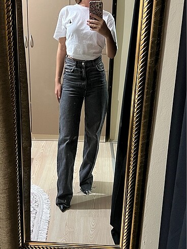 Zara füme jean pantolon