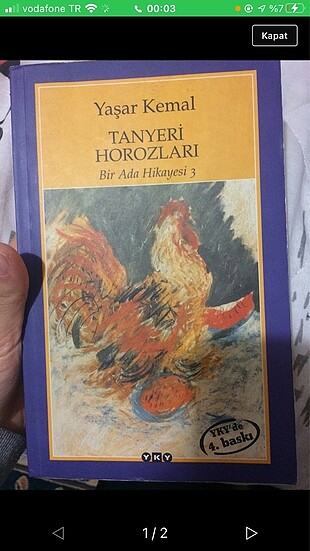 İki adet kitap