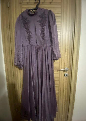 Gri Nakışlı Uzun Bohem Elbise - Görsel 13