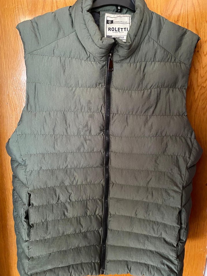 Gri Fermuarlı Erkek Yelek - Görsel 2