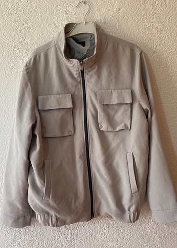 Gri Fermuarlı Kadın Ceket - Görsel 3