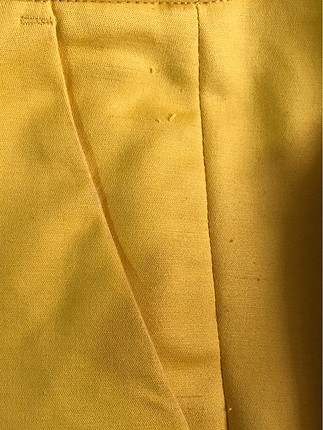 36 Beden sarı Renk Zara chino pantolon