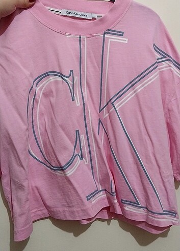 xl Beden pembe Renk Tshirt calvin klein