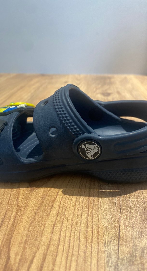 Koyu Mavi Bağcıklı Erkek Çocuk Terliği - Görsel 3