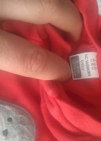 LC Waikiki Kız Bebek Renkli Baskılı Fermuarlı Tulumu
