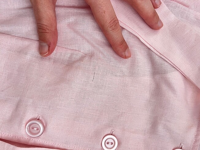 İkinci kalite ham keten gömlek - Görsel 7