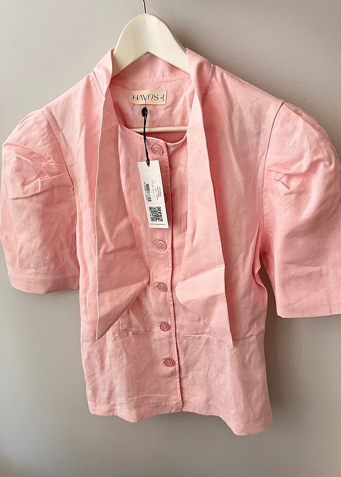 İkinci kalite ham keten gömlek - Görsel 2