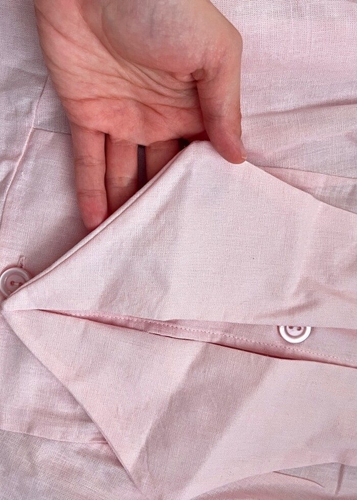 İkinci kalite ham keten gömlek - Görsel 4