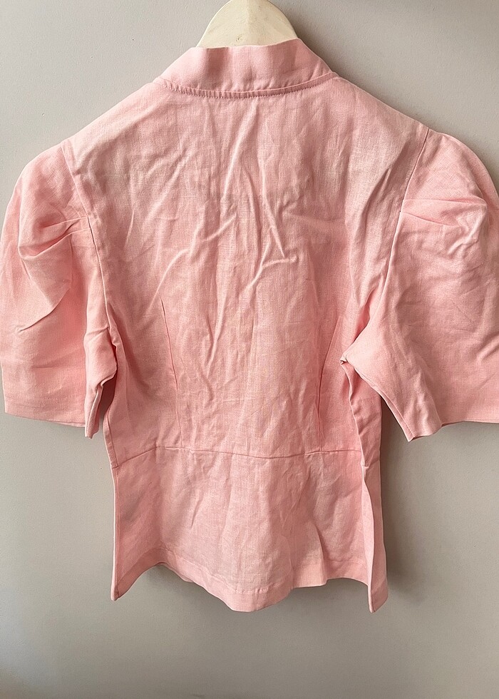 İkinci kalite ham keten gömlek - Görsel 3