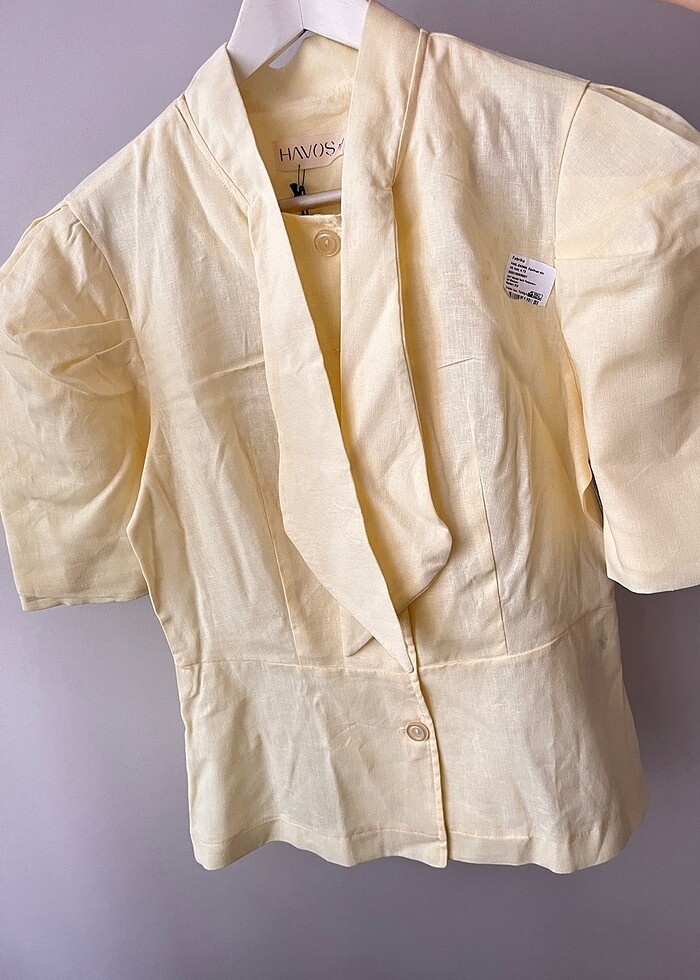 İkinci kalite ham keten gömlek - Görsel 2