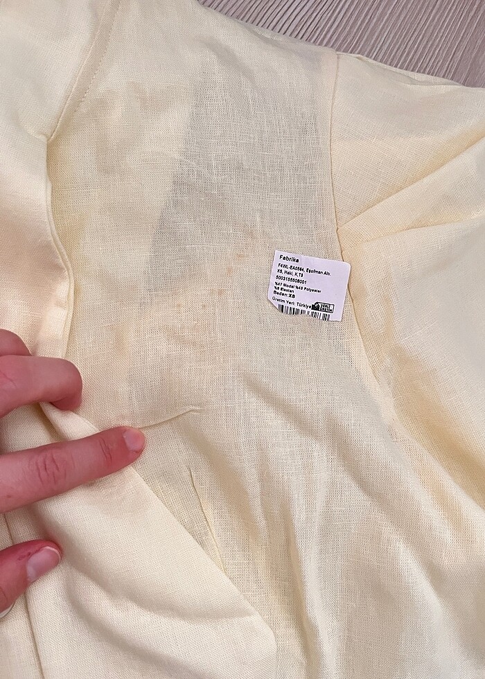 İkinci kalite ham keten gömlek - Görsel 5