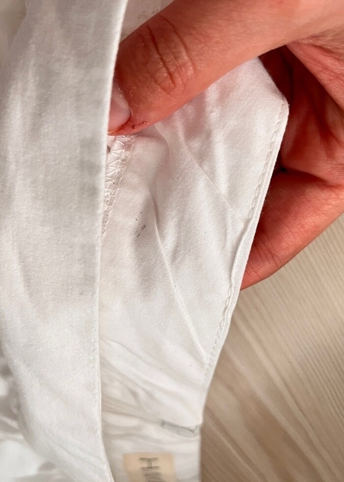 Fırfırlı poplin etek - Görsel 5