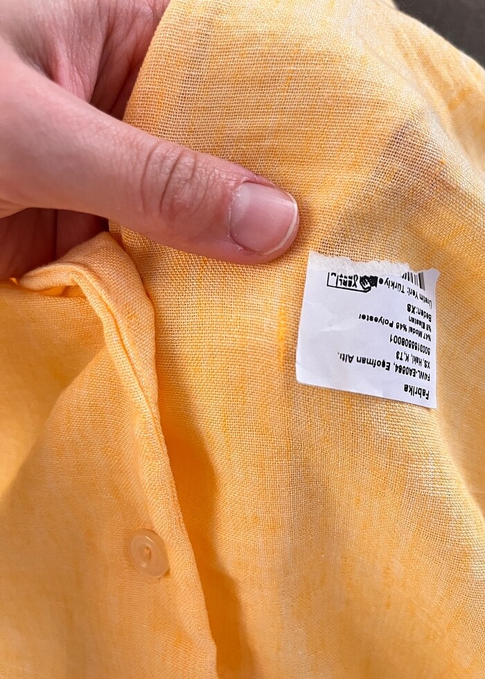 İkinci kalite salaş gömlek - Görsel 5