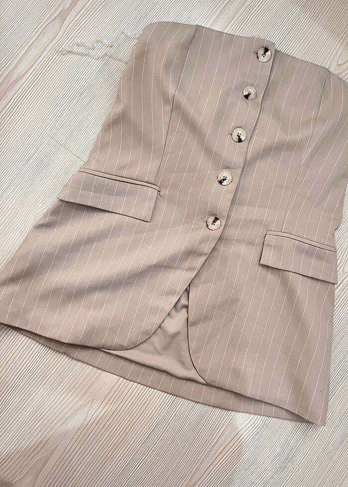 İkinci kalite straplez bluz - Görsel 2