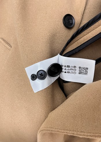 Bej Erkek Midi Kaban - fit kesim - Görsel 6