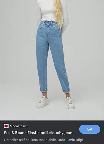  Pull and bear slouchy jean