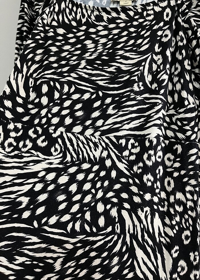 Karışık desen elbise - Görsel 3