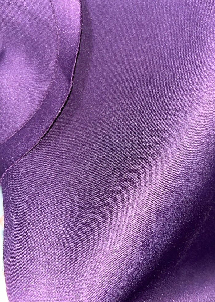 Mor abiye elbise - Görsel 3