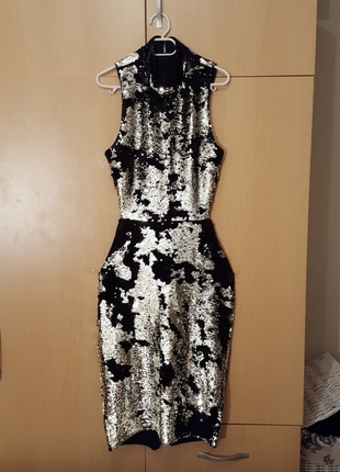 H&M Pullu Abiye Elbise 38 H&M Mini Elbise %20 İndirimli - Gardrops