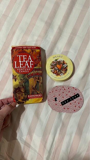 Tea leaf oracle destesi tarot kartları