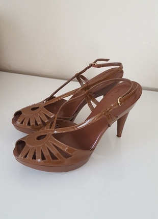BCBG kahverengi topuklu 39buçuk