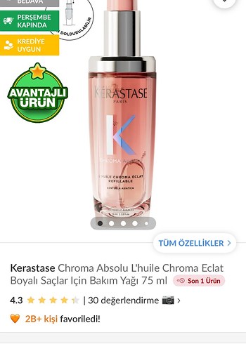 Kerastase saç bakım yağı - Görsel 6