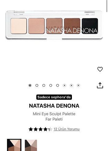 Natasha Denona Mini Eye Sculpt Göz Farı Paleti - Görsel 8