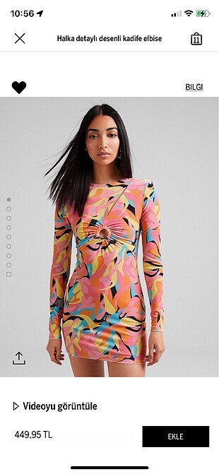 Bershka elbise ( ürün ayırtılmıştır almayın lütfen)