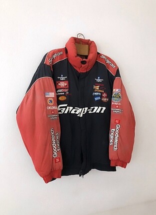 American Vintage 80?s Rally Racing Bomber Ceket