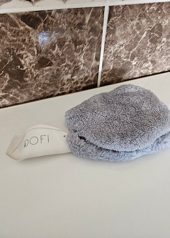 Gri Kedi Aksesuarı Peluş patik