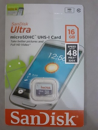 16 Gb hafiza karti