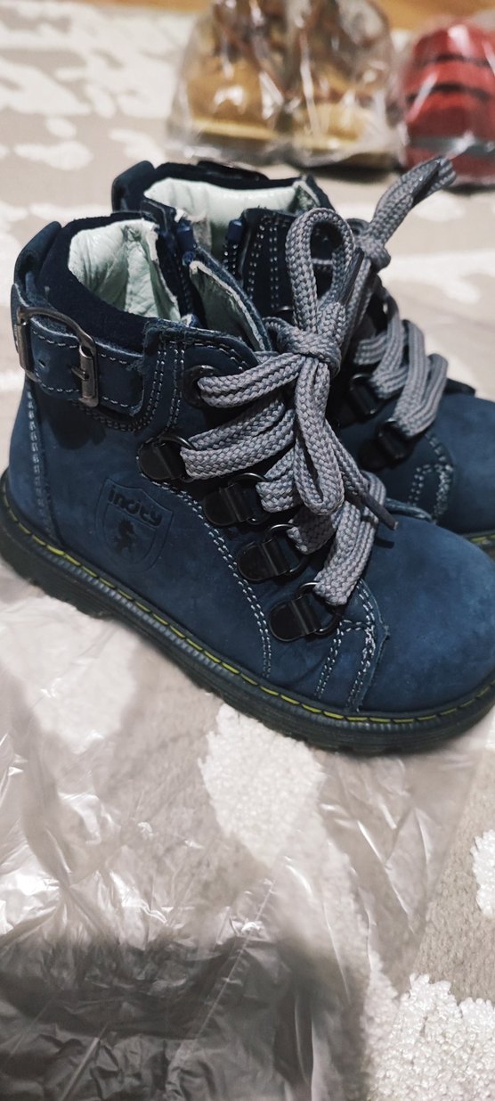 Mavi Erkek Çocuk Lastik Botlar - Görsel 2