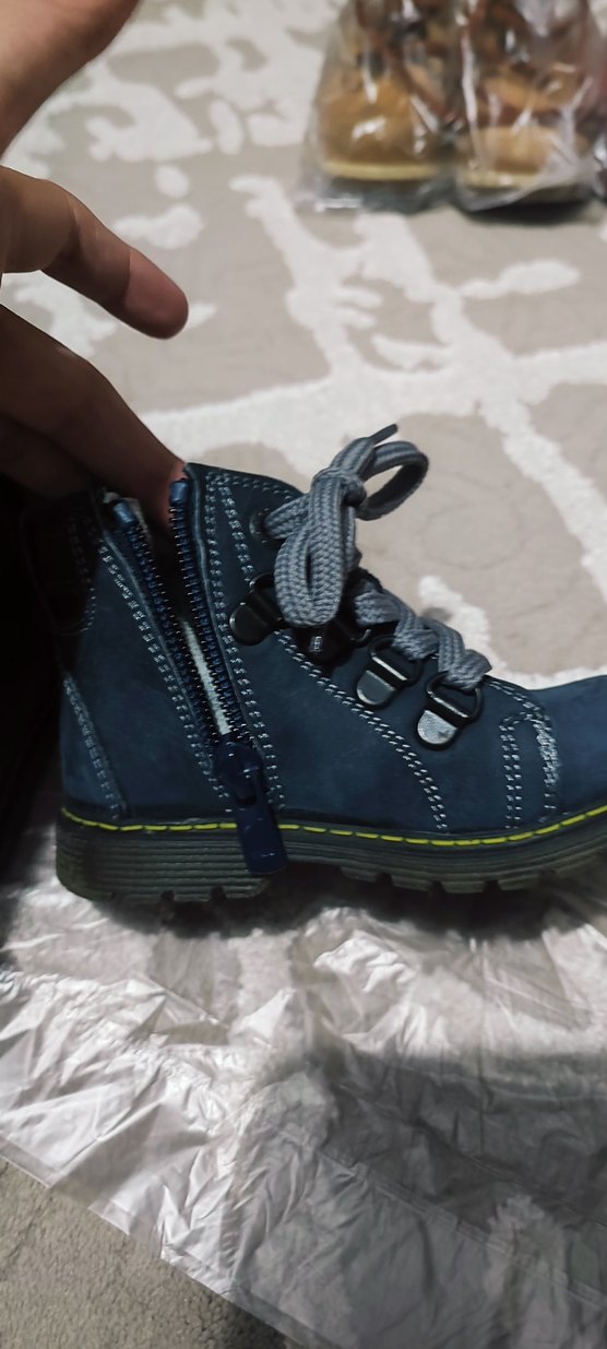 Mavi Erkek Çocuk Lastik Botlar - Görsel 3