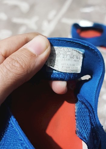 Mavi Velcro Bantlı Erkek Spor Terlik - Görsel 5