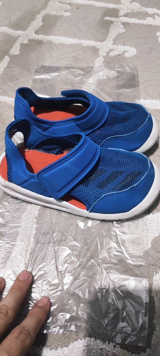 Mavi Velcro Bantlı Erkek Spor Terlik - Görsel 2