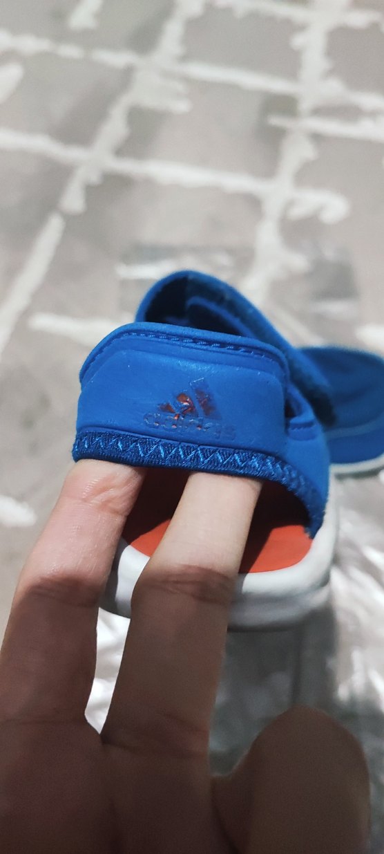 Mavi Velcro Bantlı Erkek Spor Terlik - Görsel 3