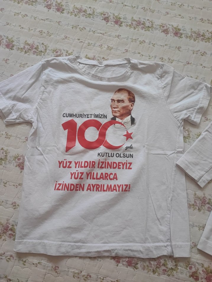 Baskılı Beyaz Çocuk İçlik - Görsel 2