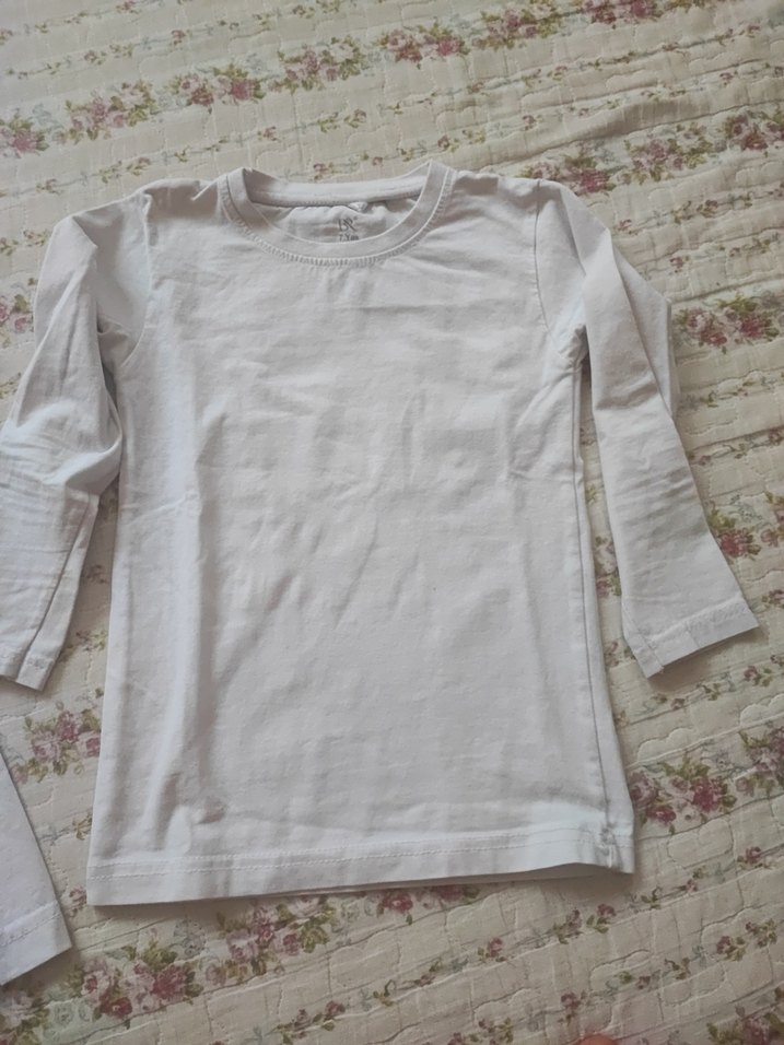 Baskılı Beyaz Çocuk İçlik - Görsel 4